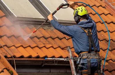 Démoussage et hydrofuge de toiture à Subligny
